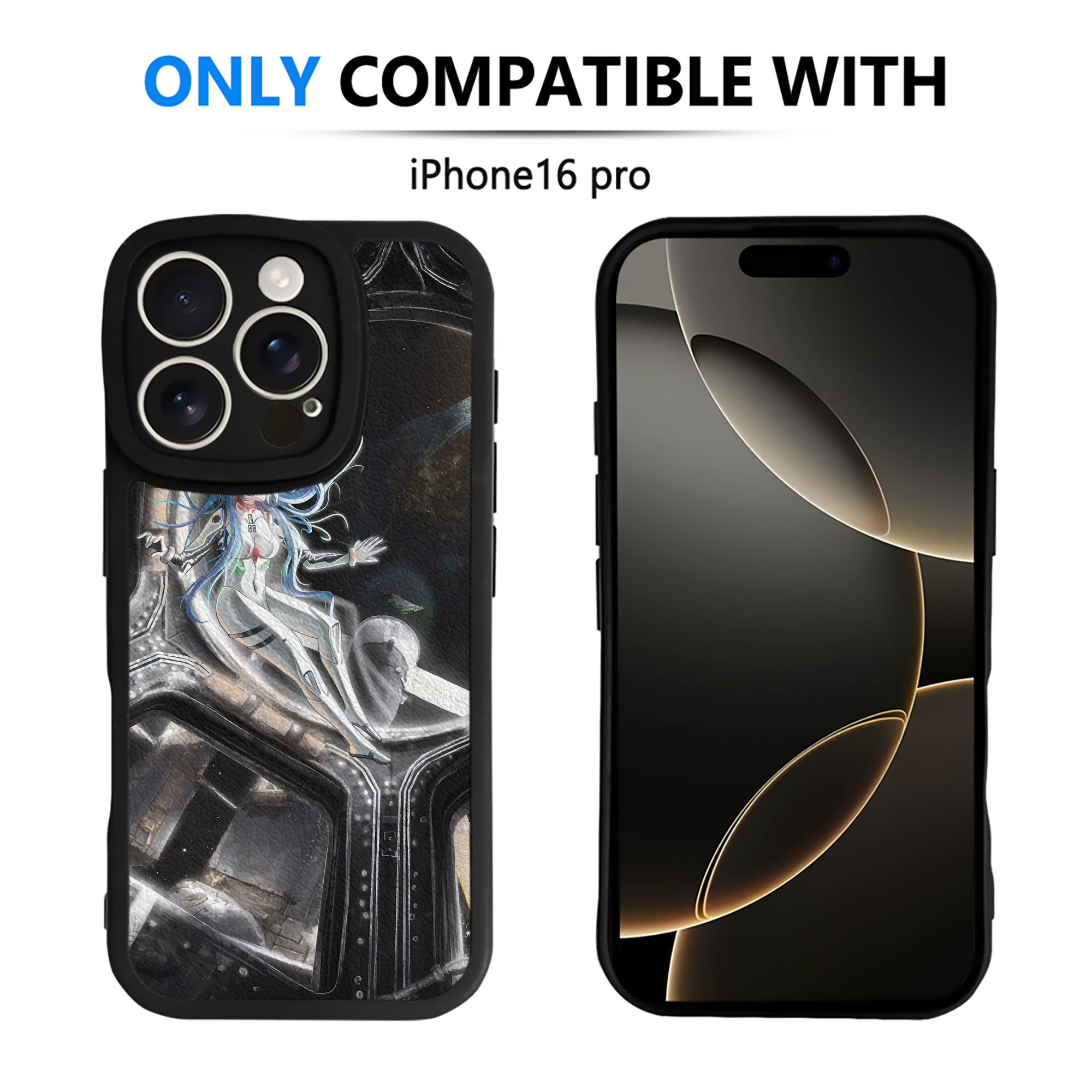 （画像用） EVA 新世紀エヴァンゲリオン 【iPhone 16シリーズ対応】シリコンスマホケース（レザー調） 材質：シリコン